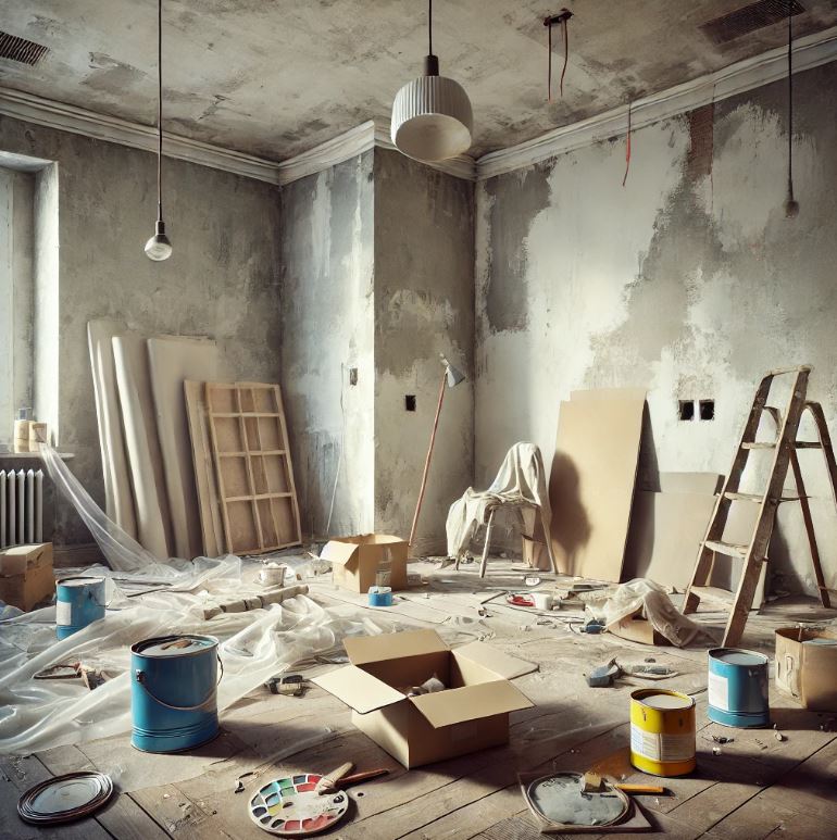 Unfinished renovations lowering home appraisal value