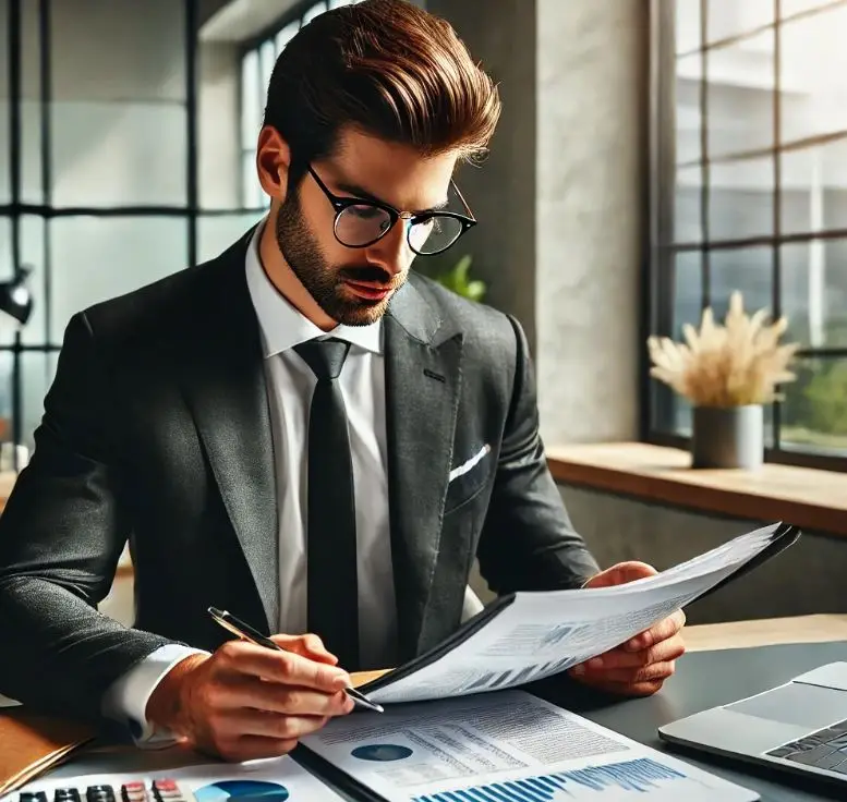 IRS Qualified Appraiser reviewing a professional appraisal report