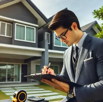 Professional probate appraiser assessing property for accurate estate valuation