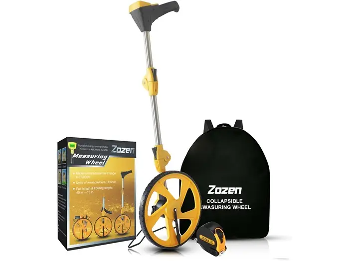Zozen foldable measuring wheel with digital display