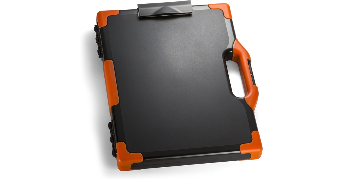 Officemate Carryall Clipboard Storage Box with Multiple Compartments for Home Appraisal Professionals