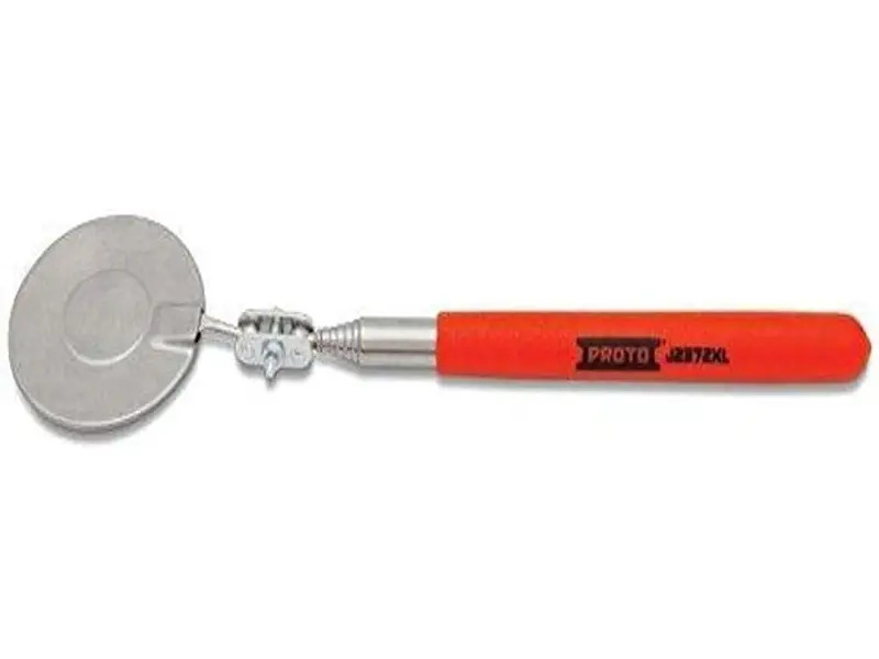 Proto 2-1/4 inch Circular Inspection Mirror offering professional-grade visibility for real estate inspections.