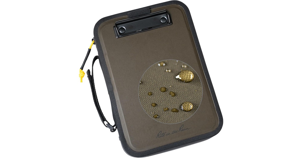 Rite in the Rain Weatherproof Clipboard with Built-In Notepad for Efficient Home Appraisal Note-Taking